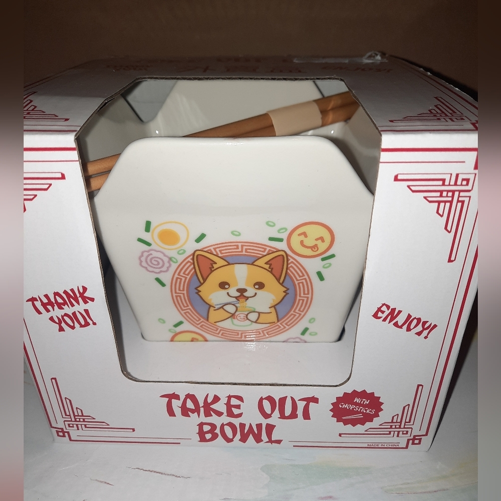 Ramen Bowl with Chopsticks New